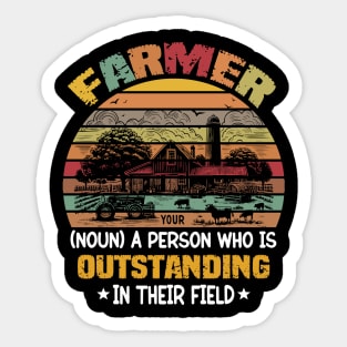 Farming Definition Sticker